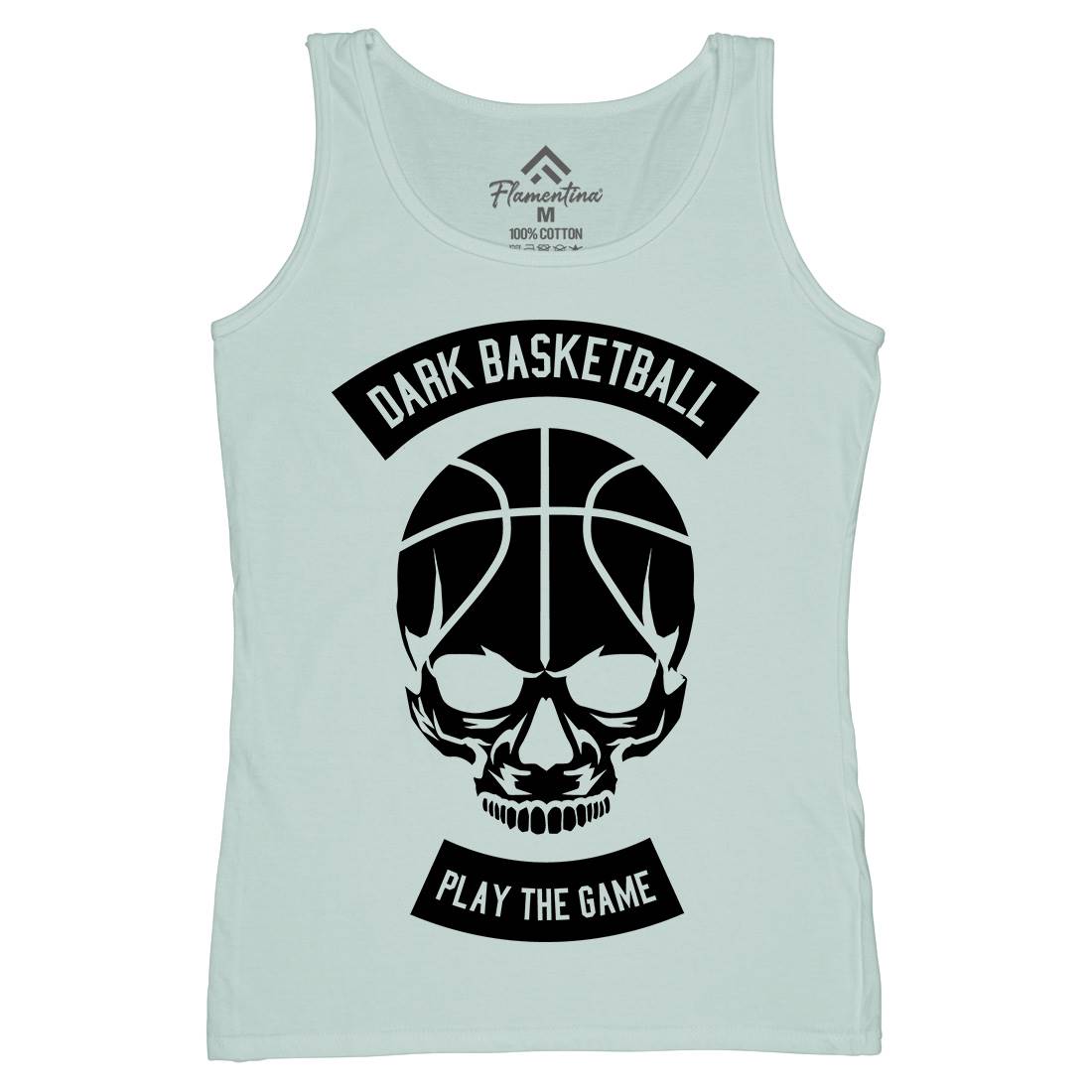 Dark Basketball Womens Organic Tank Top Vest Sport B525