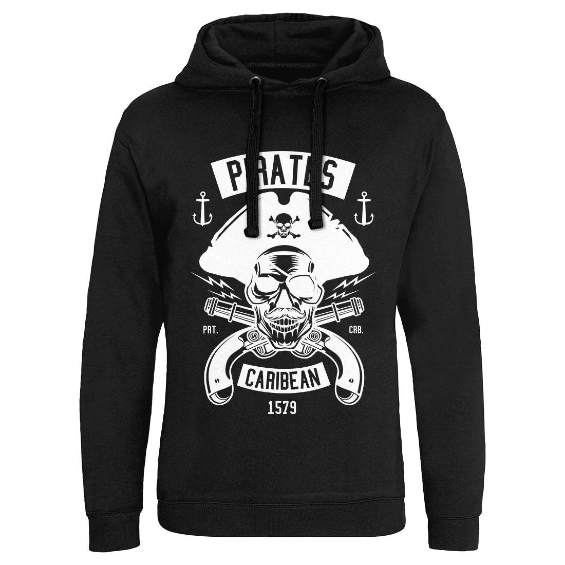 Dead Pirates Mens Hoodie Without Pocket Navy B527