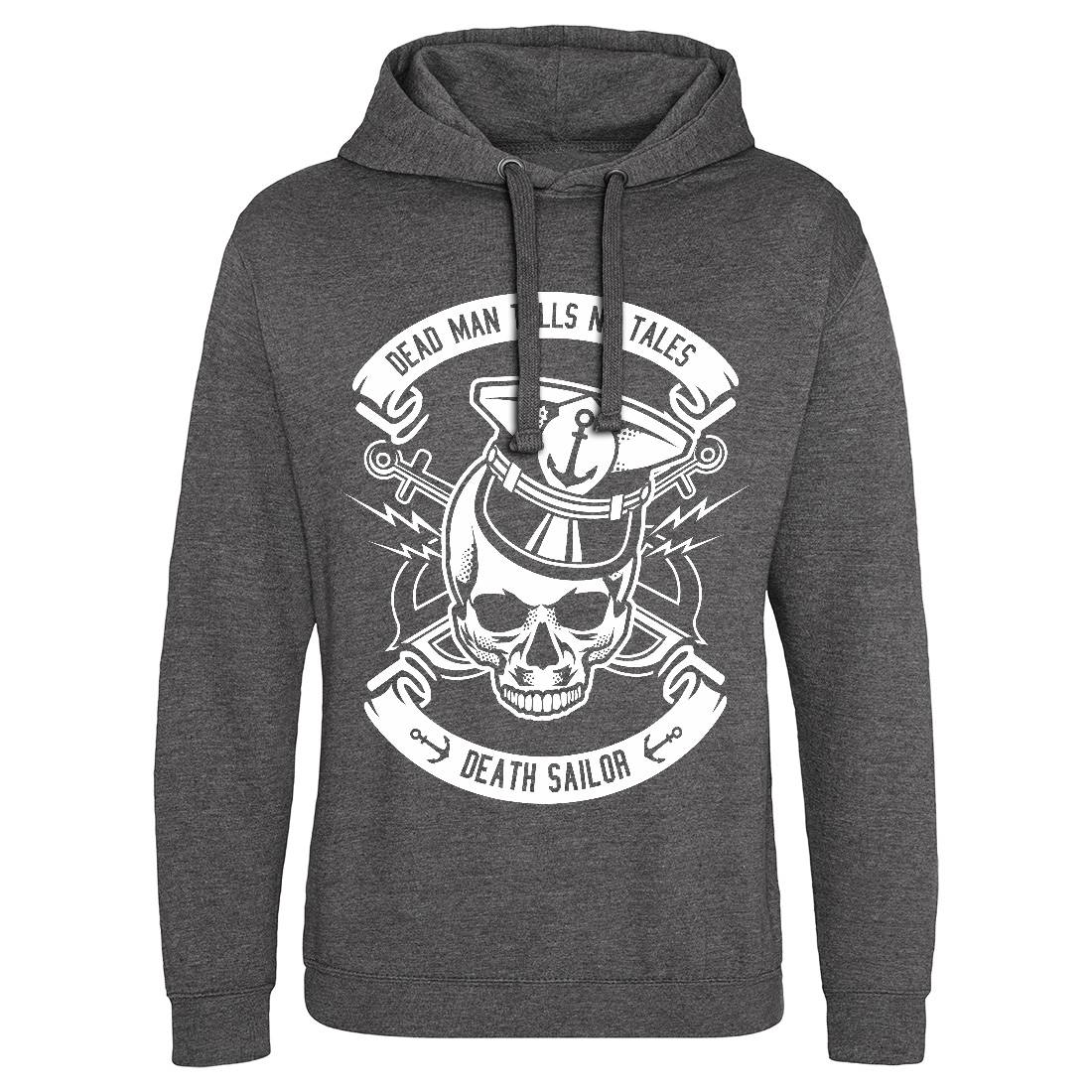 Death Sailor Mens Hoodie Without Pocket Navy B529