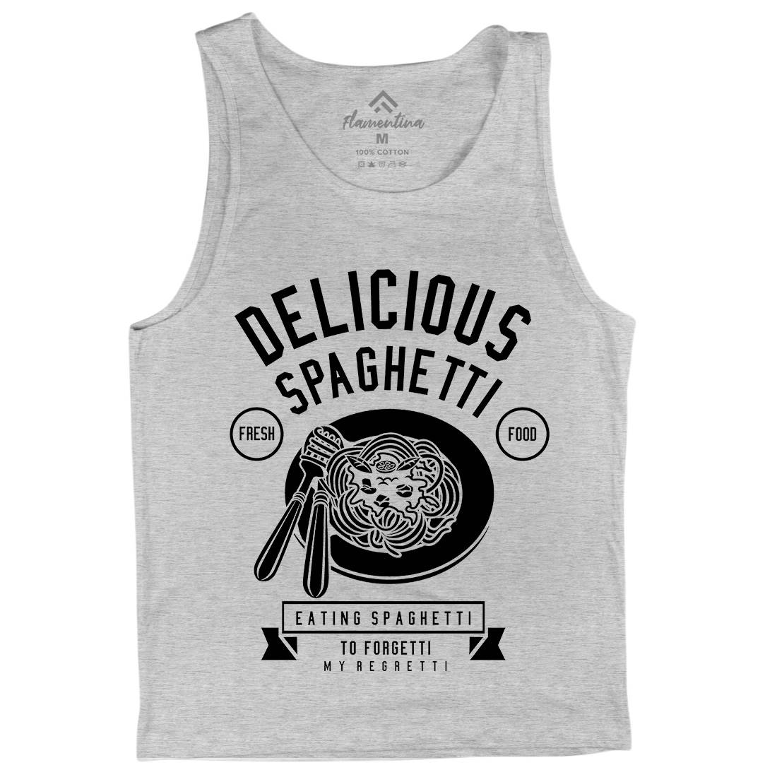 Delicious Spaghetti Mens Tank Top Vest Food B530