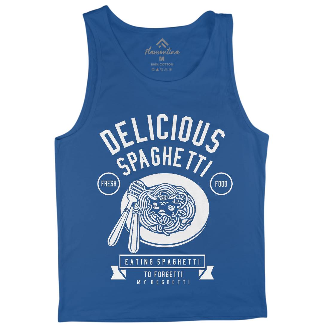 Delicious Spaghetti Mens Tank Top Vest Food B530