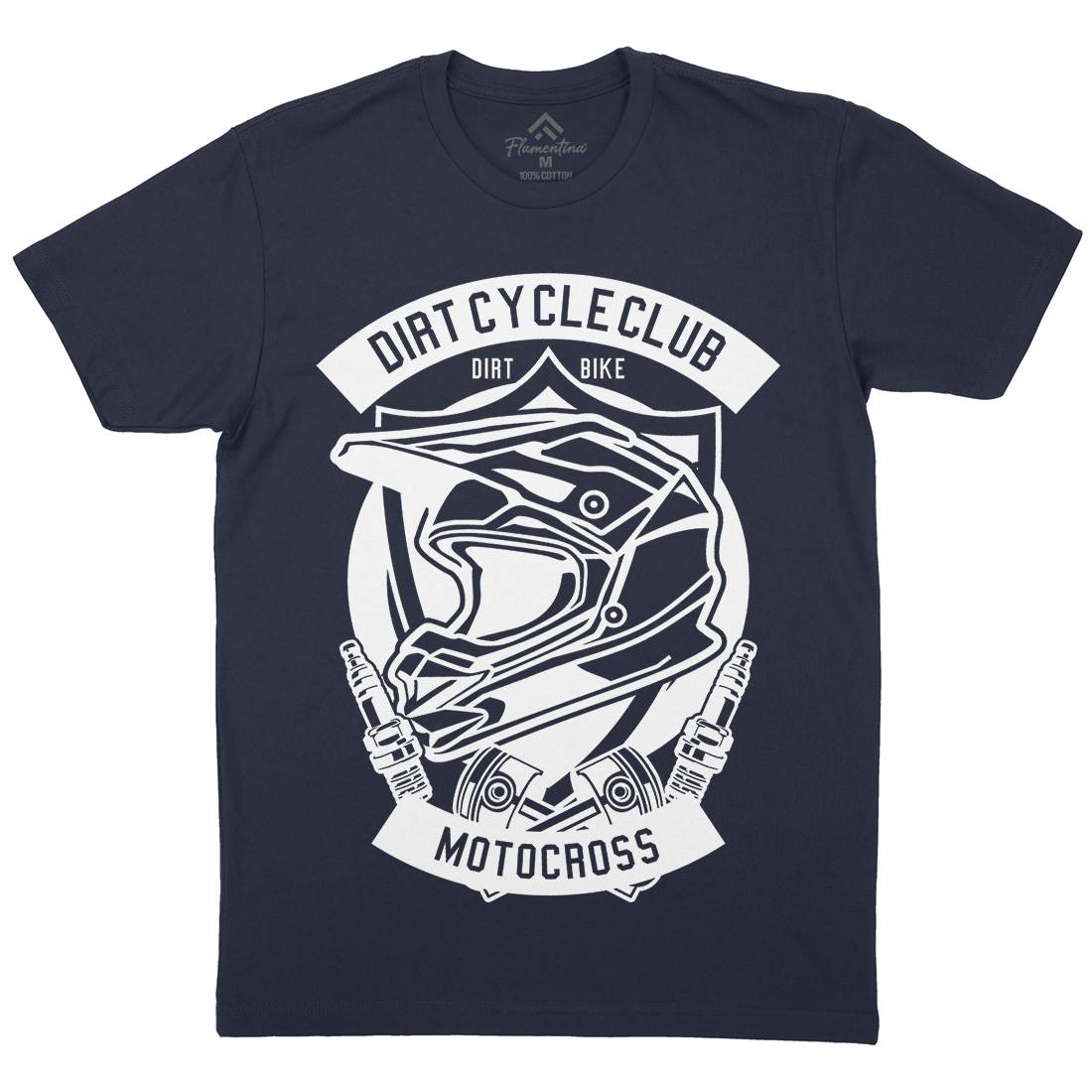 Dirty Cycle Club Mens Organic Crew Neck T-Shirt Motorcycles B532