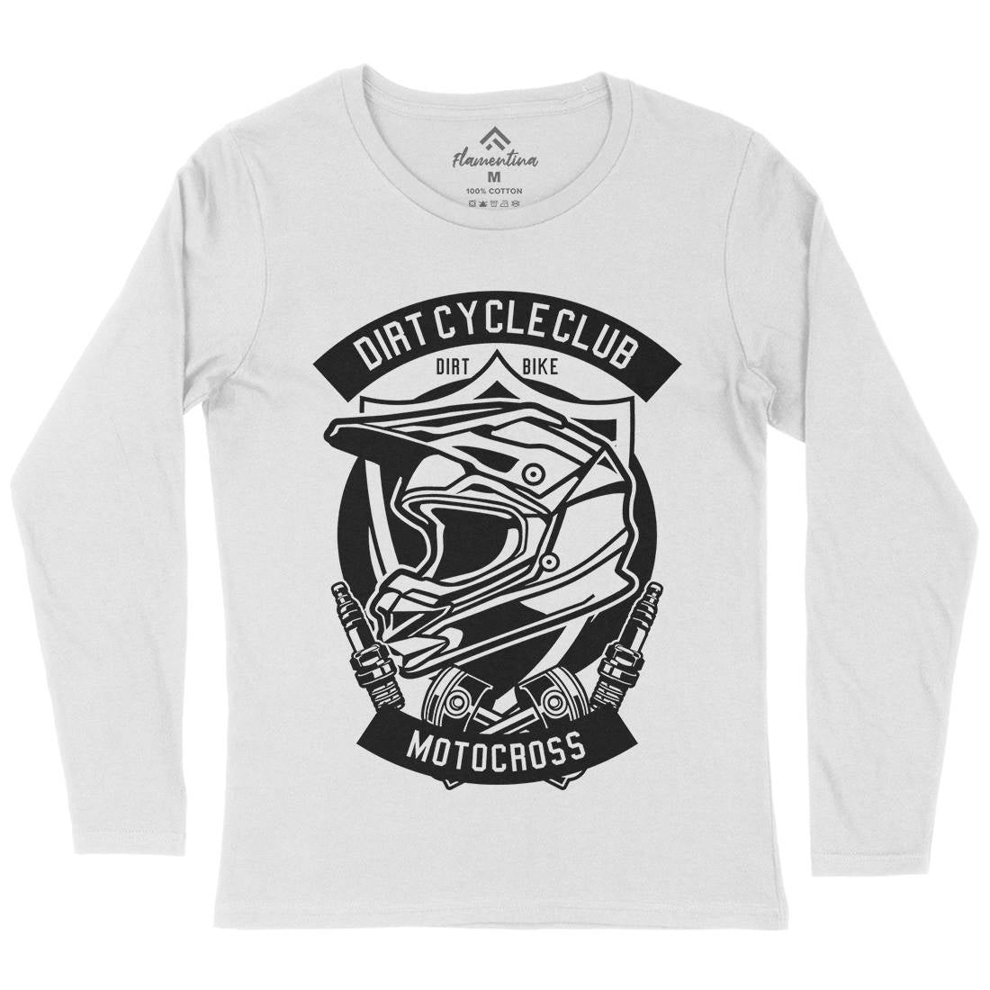Dirty Cycle Club Womens Long Sleeve T-Shirt Motorcycles B532