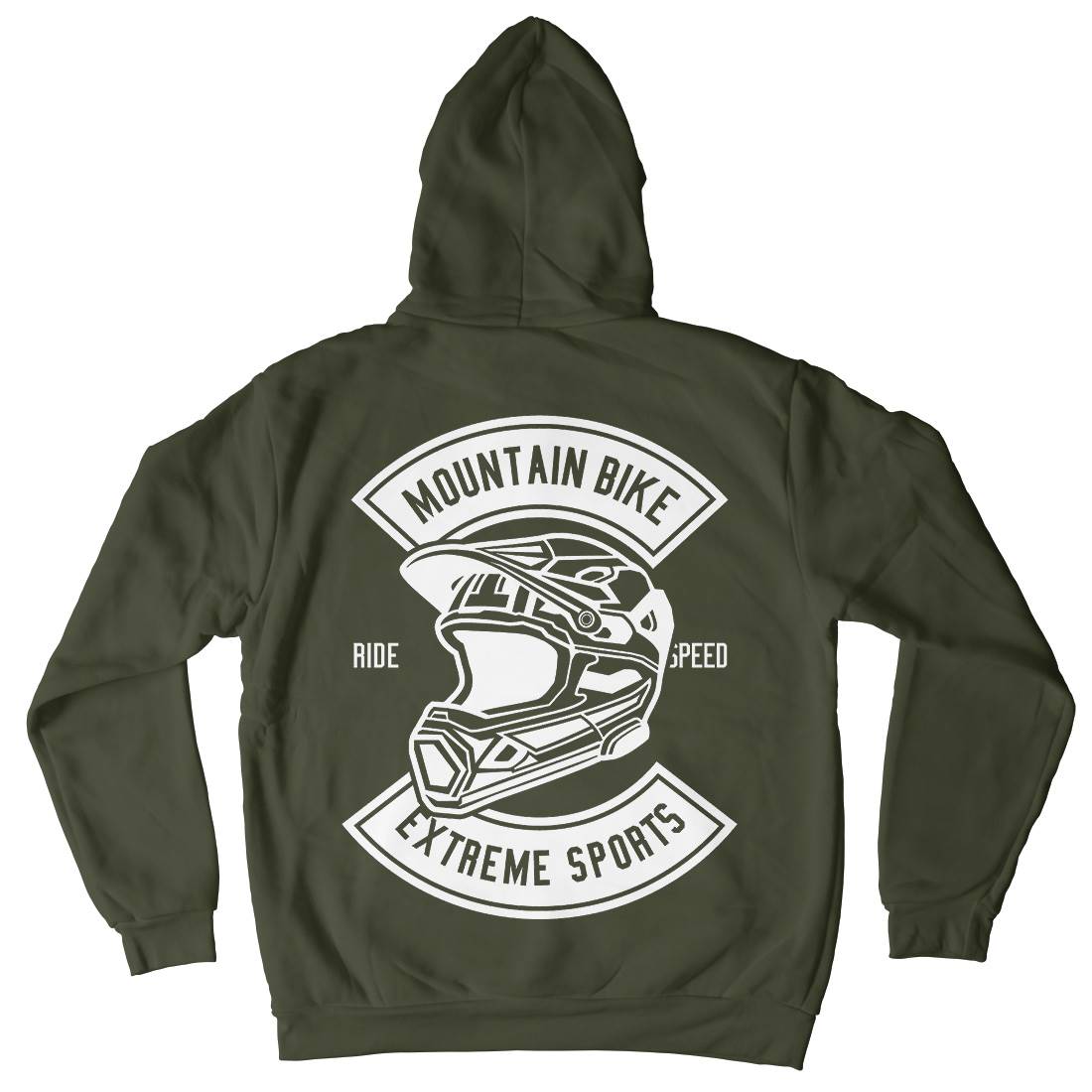 Extreme Bike Helmet Kids Crew Neck Hoodie Motorcycles B536