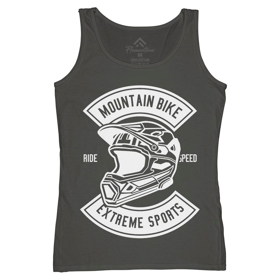 Extreme Bike Helmet Womens Organic Tank Top Vest Motorcycles B536