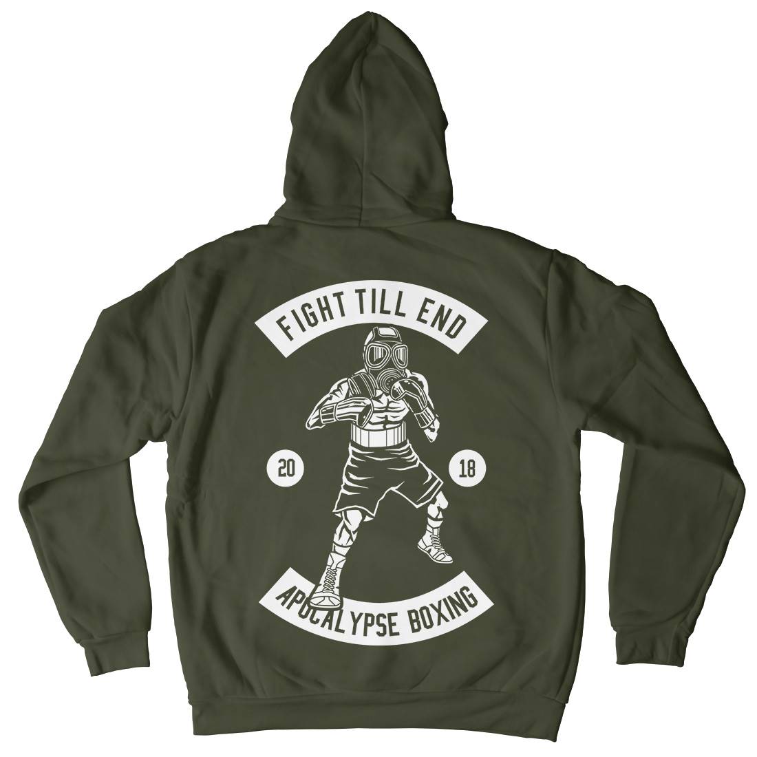 Fight Till End Boxer Kids Crew Neck Hoodie Sport B537