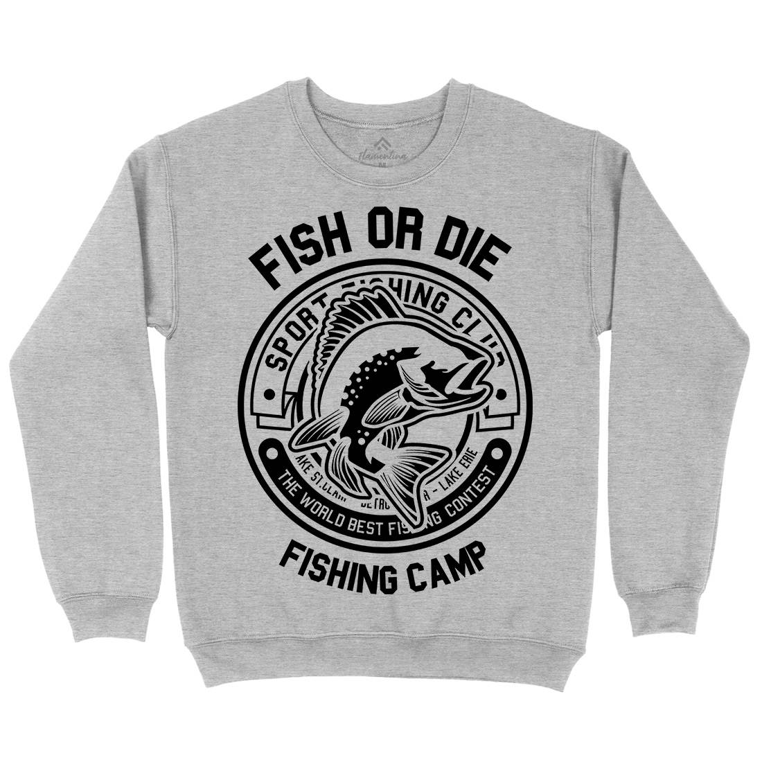 Fish Or Die Kids Crew Neck Sweatshirt Fishing B538