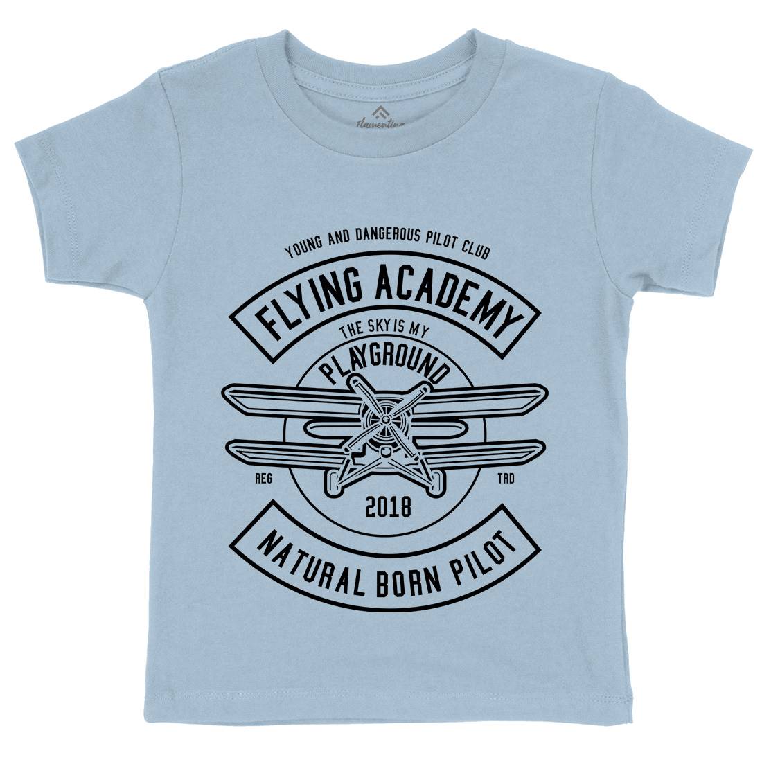 Flying Academy Kids Crew Neck T-Shirt Vehicles B540
