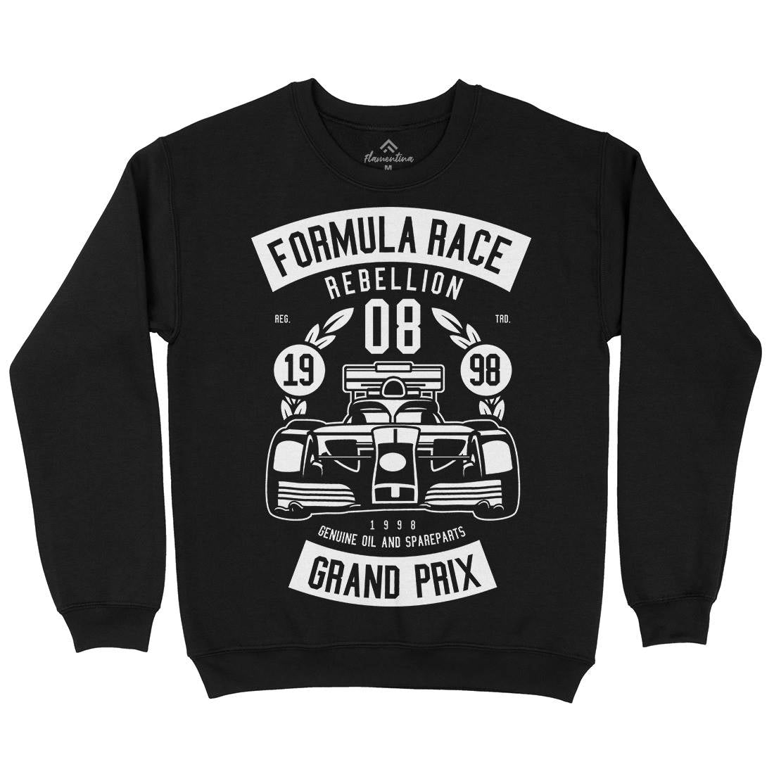 Formula Race Kids Crew Neck Sweatshirt Cars B544