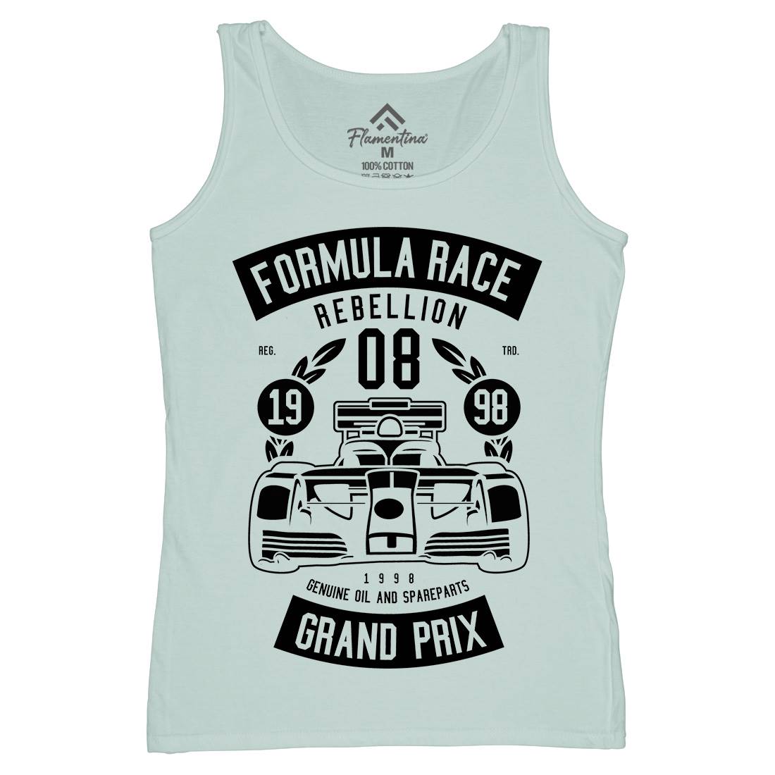 Formula Race Womens Organic Tank Top Vest Cars B544
