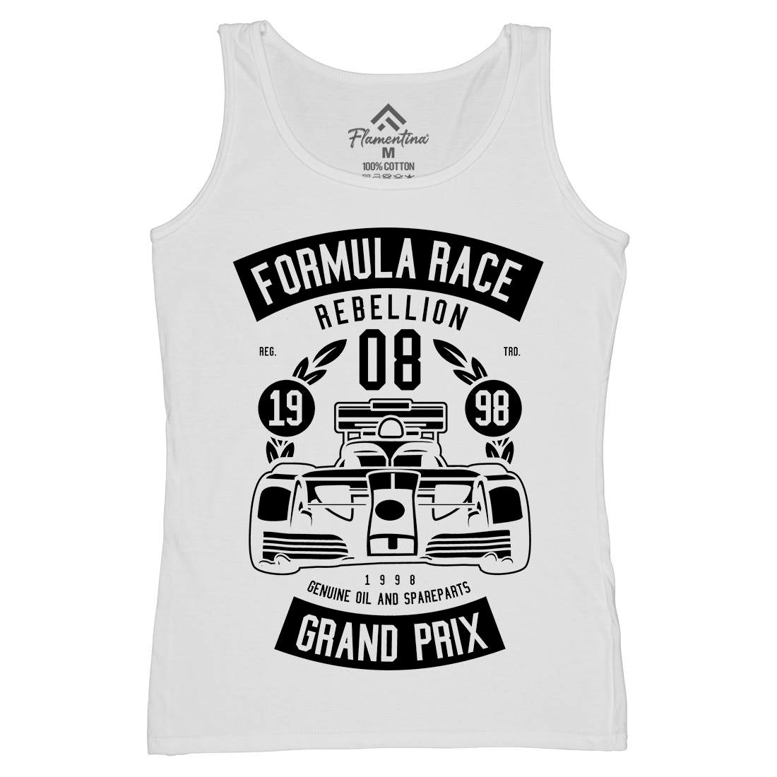 Formula Race Womens Organic Tank Top Vest Cars B544