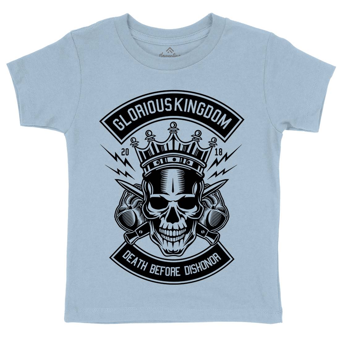 Glorious Kingdom Kids Organic Crew Neck T-Shirt Retro B546