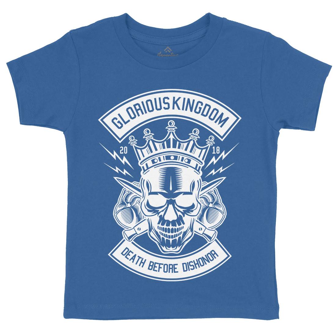 Glorious Kingdom Kids Organic Crew Neck T-Shirt Retro B546