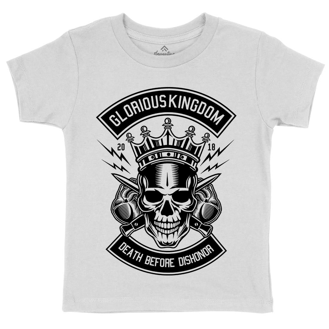 Glorious Kingdom Kids Crew Neck T-Shirt Retro B546