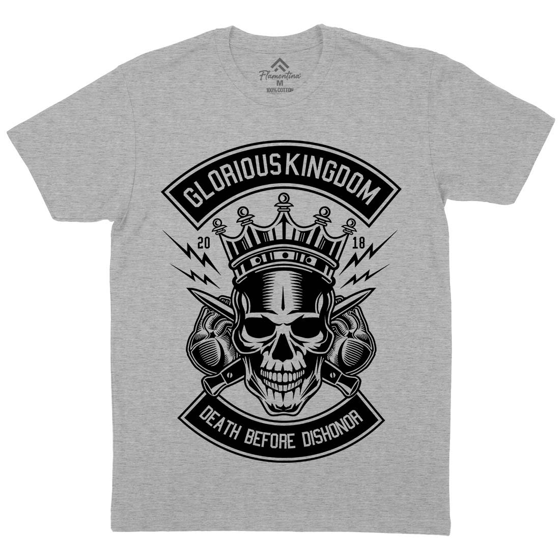 Glorious Kingdom Mens Crew Neck T-Shirt Retro B546