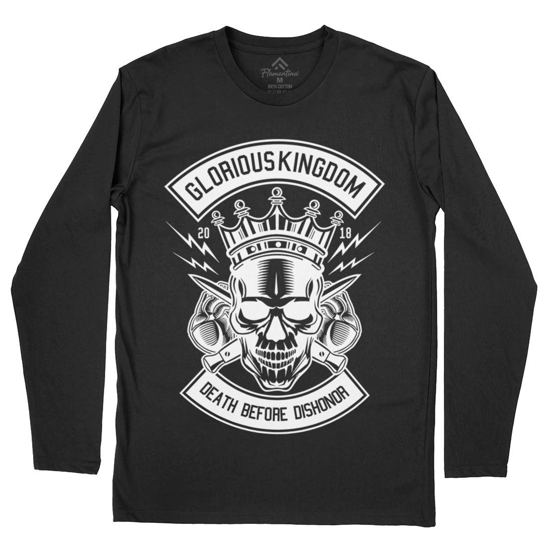 Glorious Kingdom Mens Long Sleeve T-Shirt Retro B546