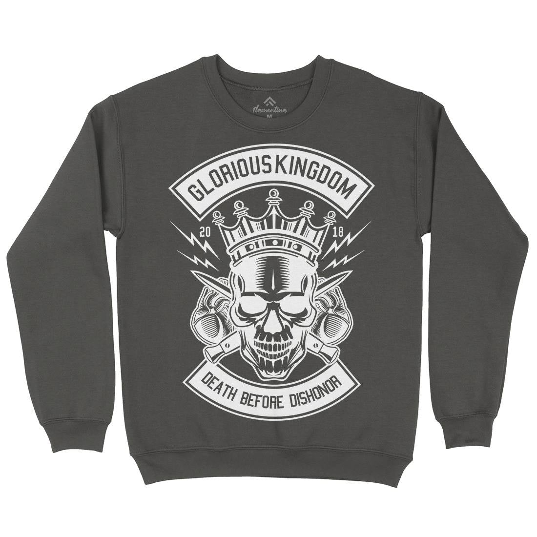 Glorious Kingdom Mens Crew Neck Sweatshirt Retro B546