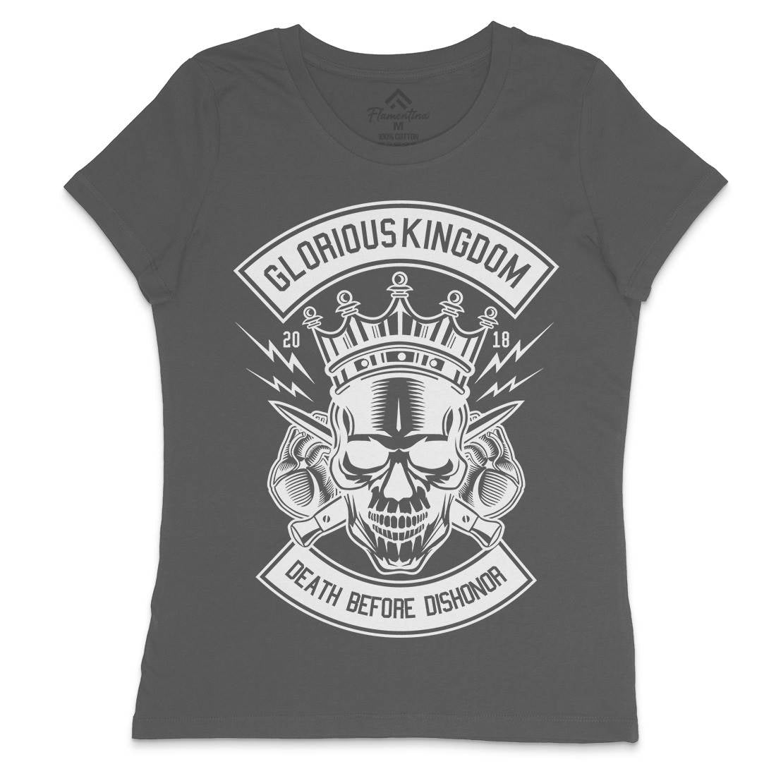 Glorious Kingdom Womens Crew Neck T-Shirt Retro B546
