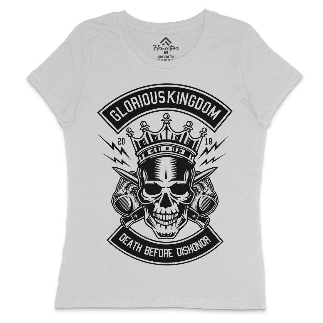 Glorious Kingdom Womens Crew Neck T-Shirt Retro B546