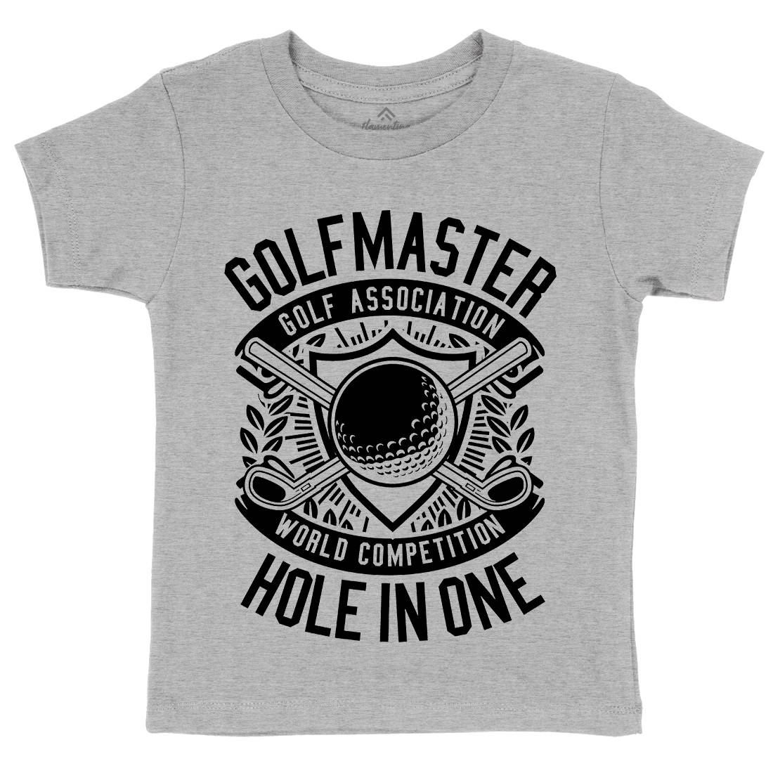 Golf Master Kids Crew Neck T-Shirt Sport B547
