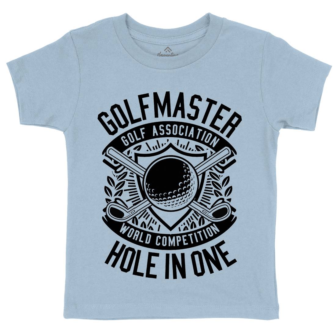 Golf Master Kids Organic Crew Neck T-Shirt Sport B547