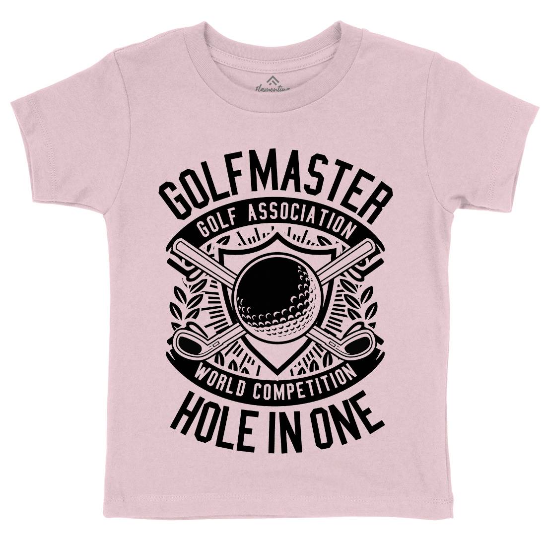 Golf Master Kids Organic Crew Neck T-Shirt Sport B547