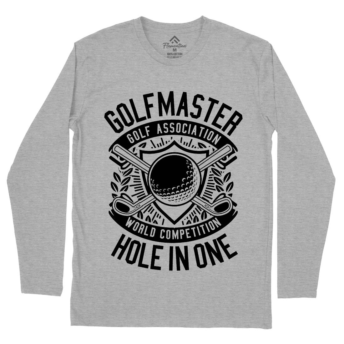 Golf Master Mens Long Sleeve T-Shirt Sport B547