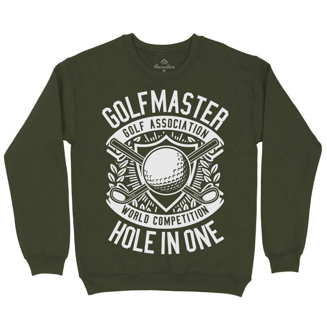 Golf Master Mens Crew Neck Sweatshirt Sport B547