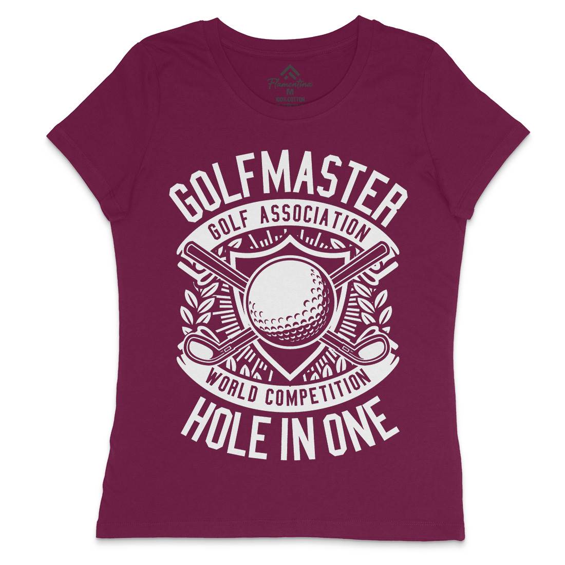 Golf Master Womens Crew Neck T-Shirt Sport B547