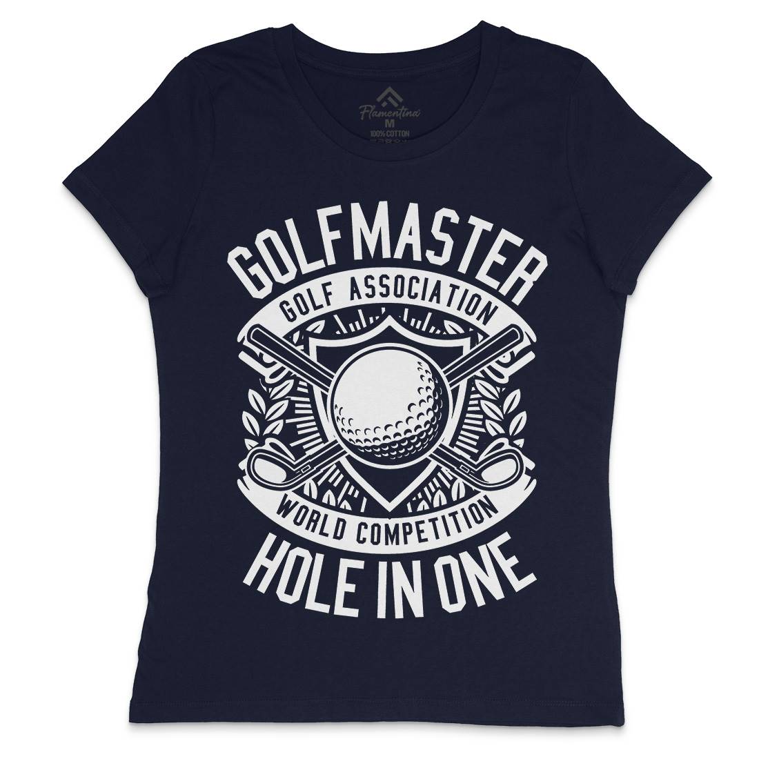 Golf Master Womens Crew Neck T-Shirt Sport B547