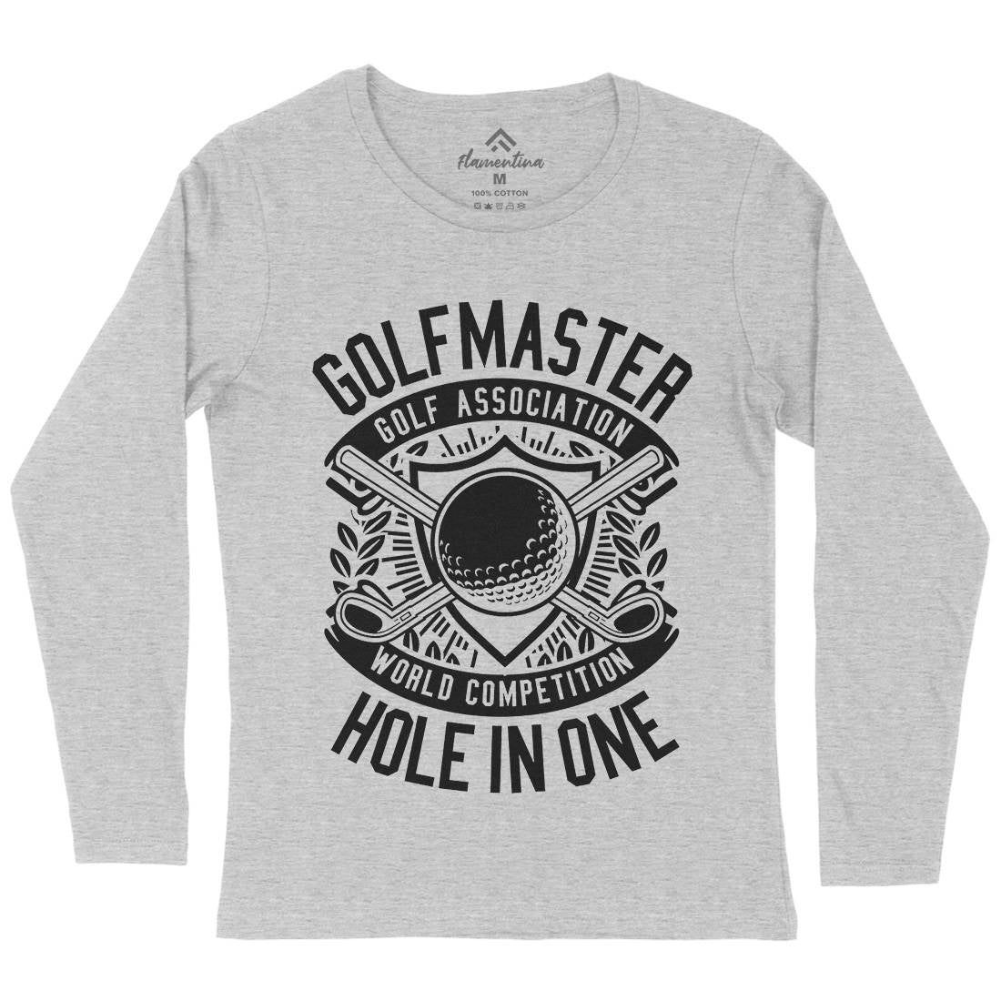 Golf Master Womens Long Sleeve T-Shirt Sport B547