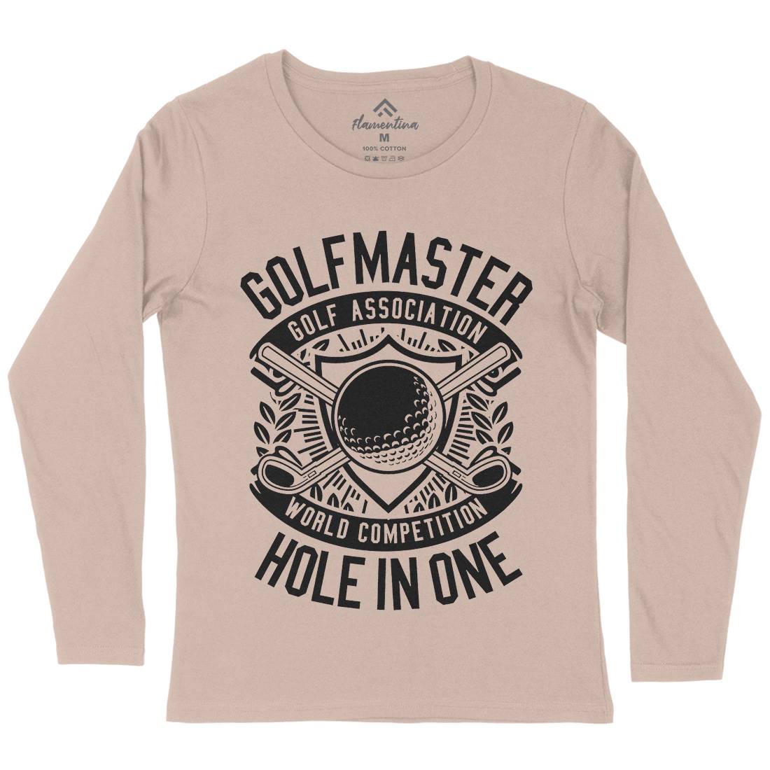 Golf Master Womens Long Sleeve T-Shirt Sport B547