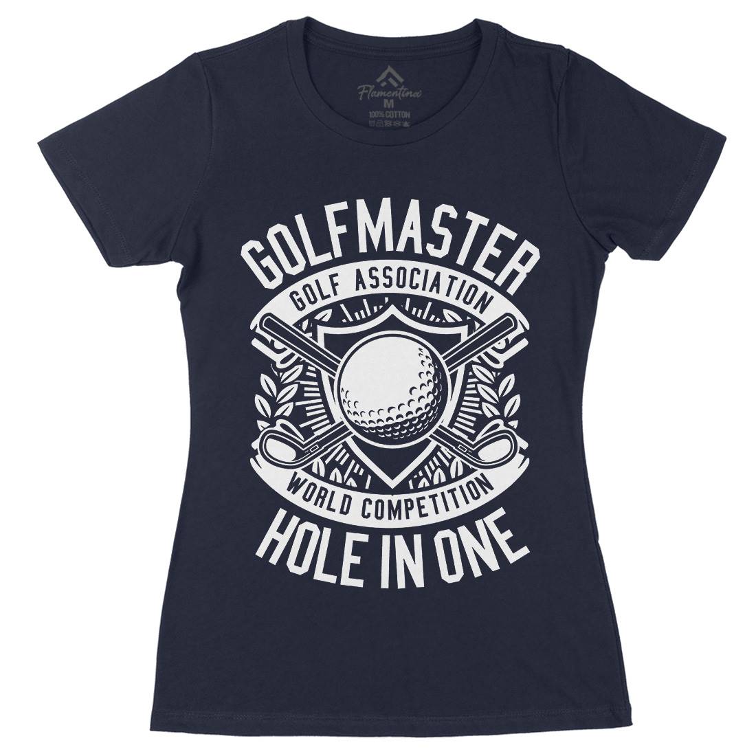 Golf Master Womens Organic Crew Neck T-Shirt Sport B547