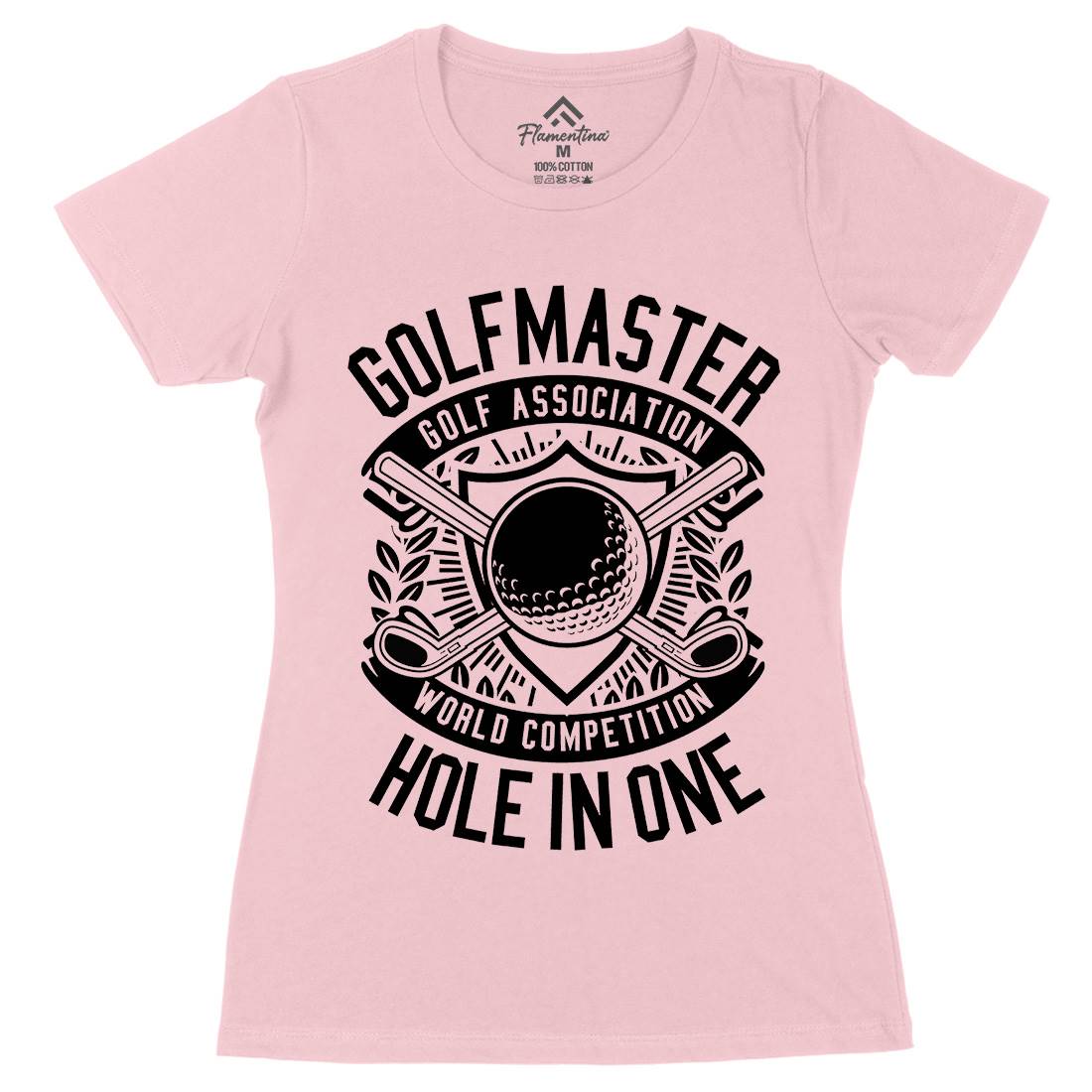Golf Master Womens Organic Crew Neck T-Shirt Sport B547