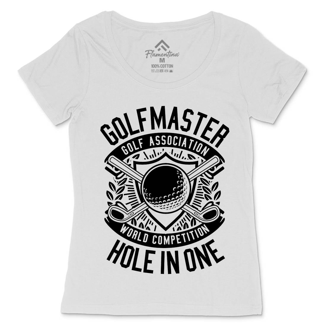 Golf Master Womens Scoop Neck T-Shirt Sport B547