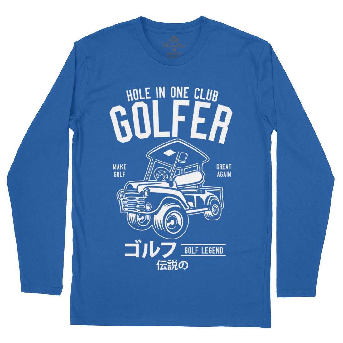 Golf Truck Mens Long Sleeve T-Shirt Sport B549