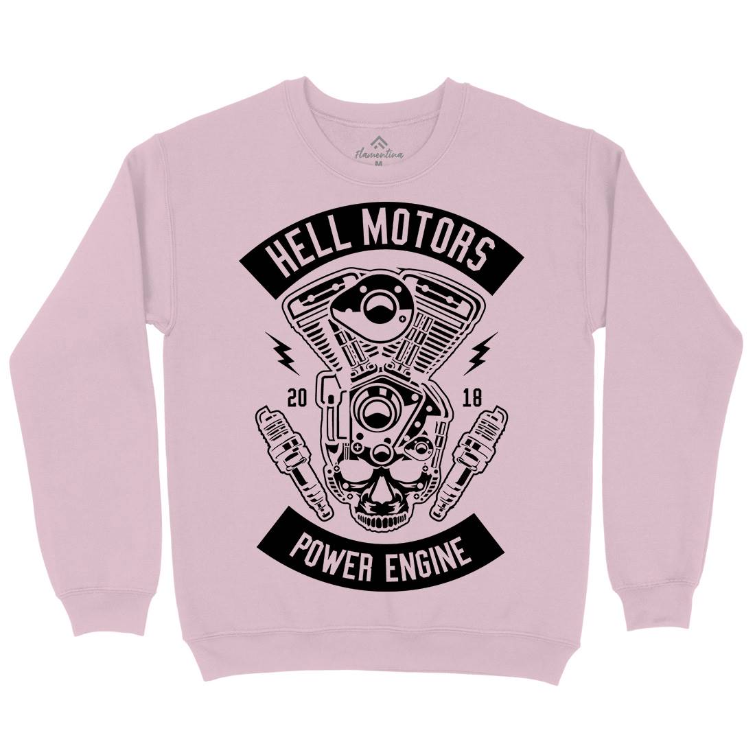 Hell Motors Kids Crew Neck Sweatshirt Motorcycles B554