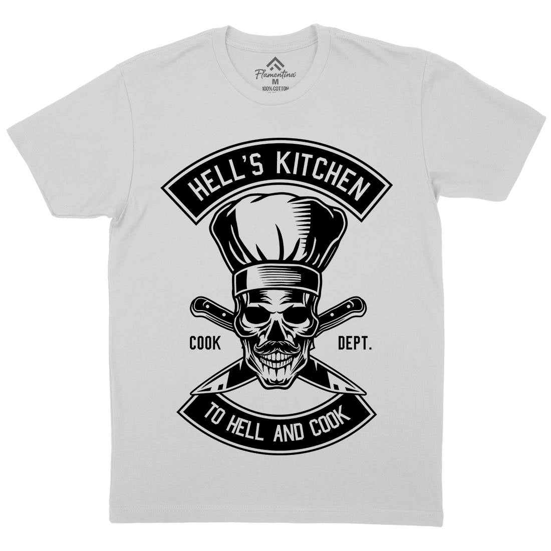 Kitchen Hell Mens Crew Neck T-Shirt Food B555