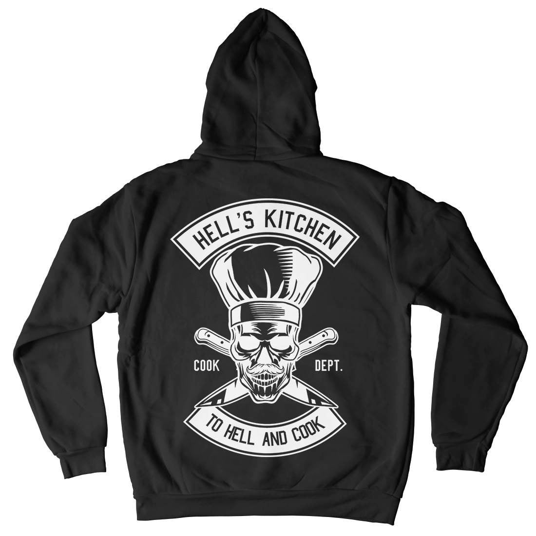 Kitchen Hell Mens Hoodie With Pocket Food B555