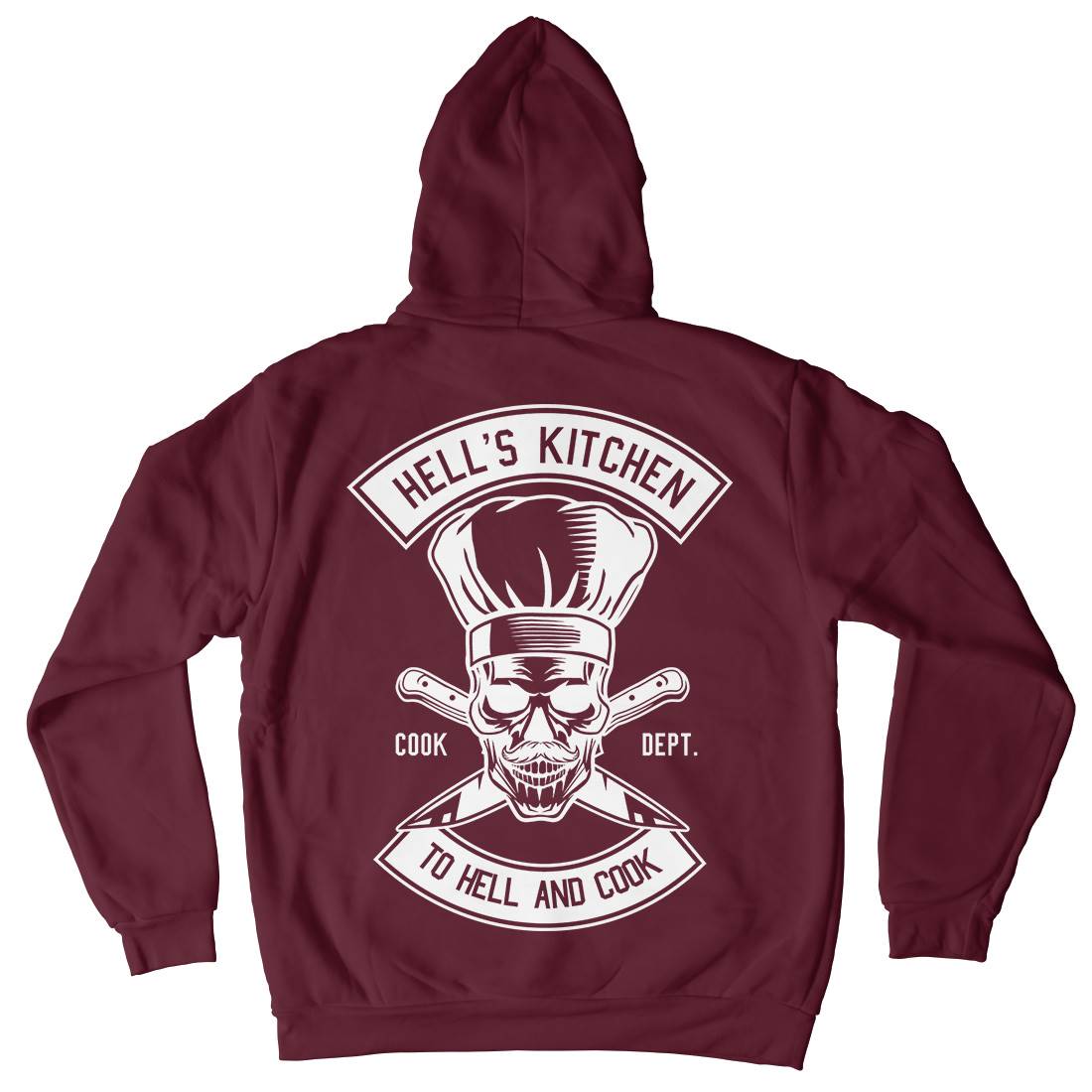 Kitchen Hell Mens Hoodie With Pocket Food B555