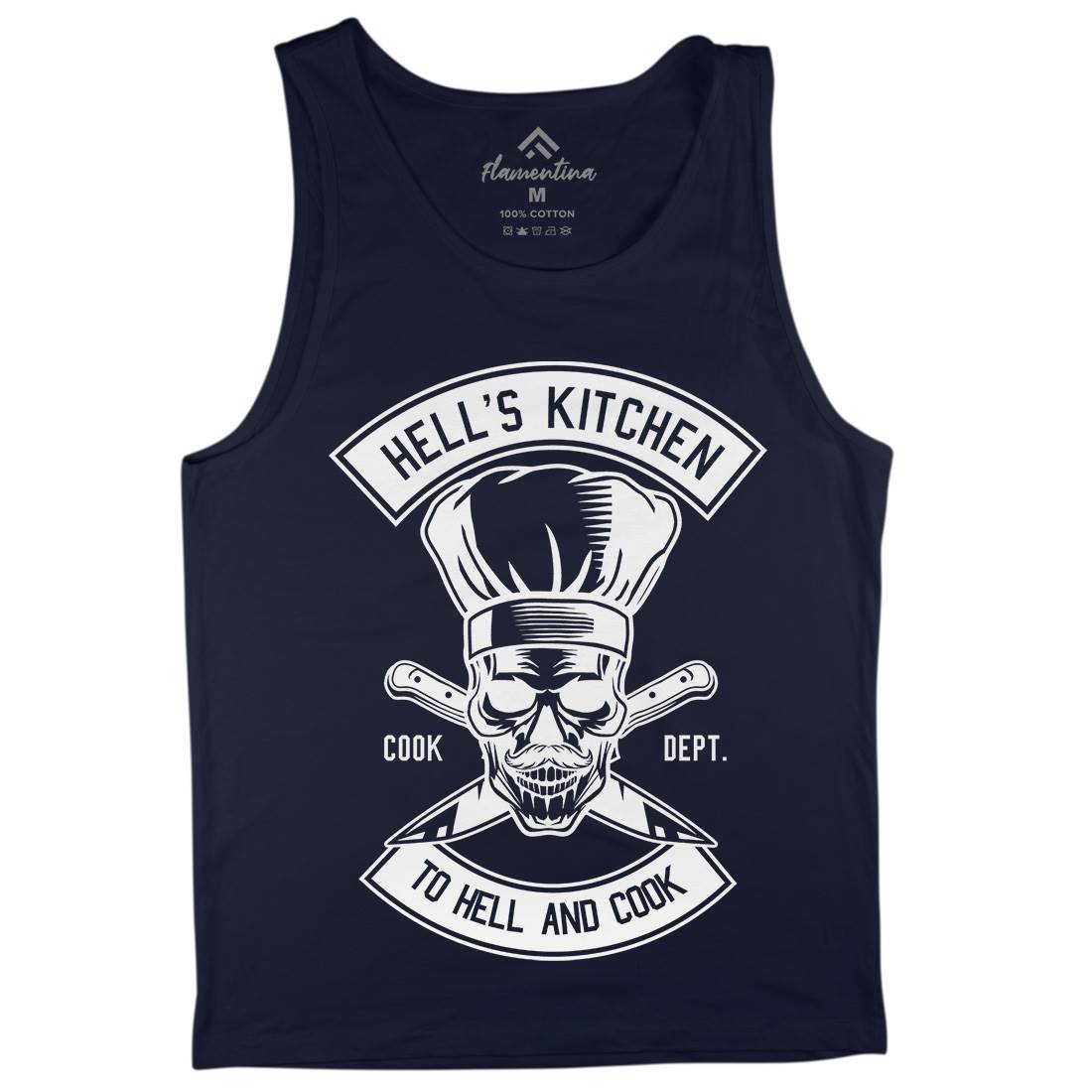 Kitchen Hell Mens Tank Top Vest Food B555