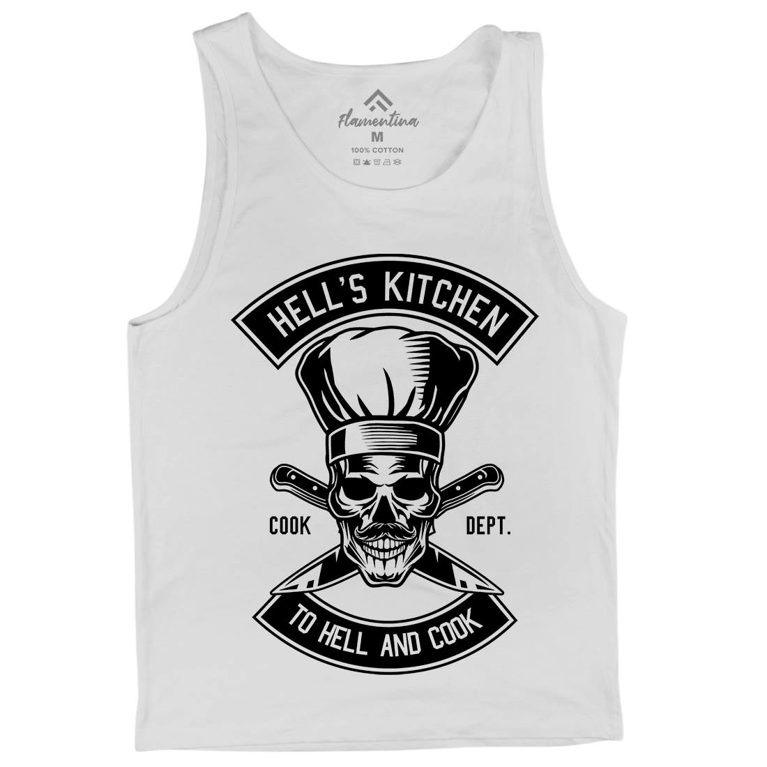 Kitchen Hell Mens Tank Top Vest Food B555