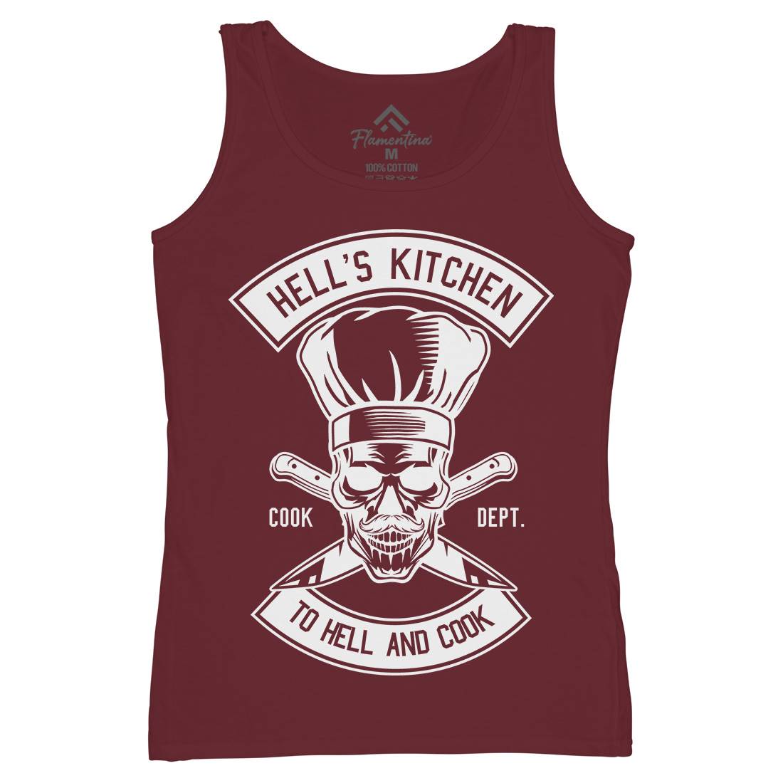 Kitchen Hell Womens Organic Tank Top Vest Food B555