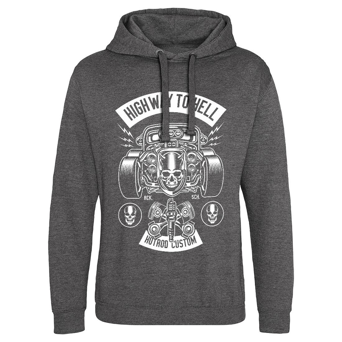 Highway To Hell Mens Hoodie Without Pocket Cars B556