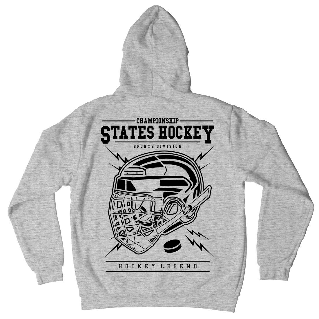 Hockey Mens Hoodie With Pocket Sport B557