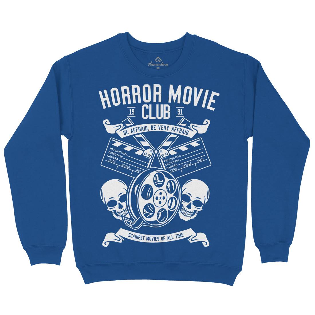 Horror Movie Club Mens Crew Neck Sweatshirt Horror B558