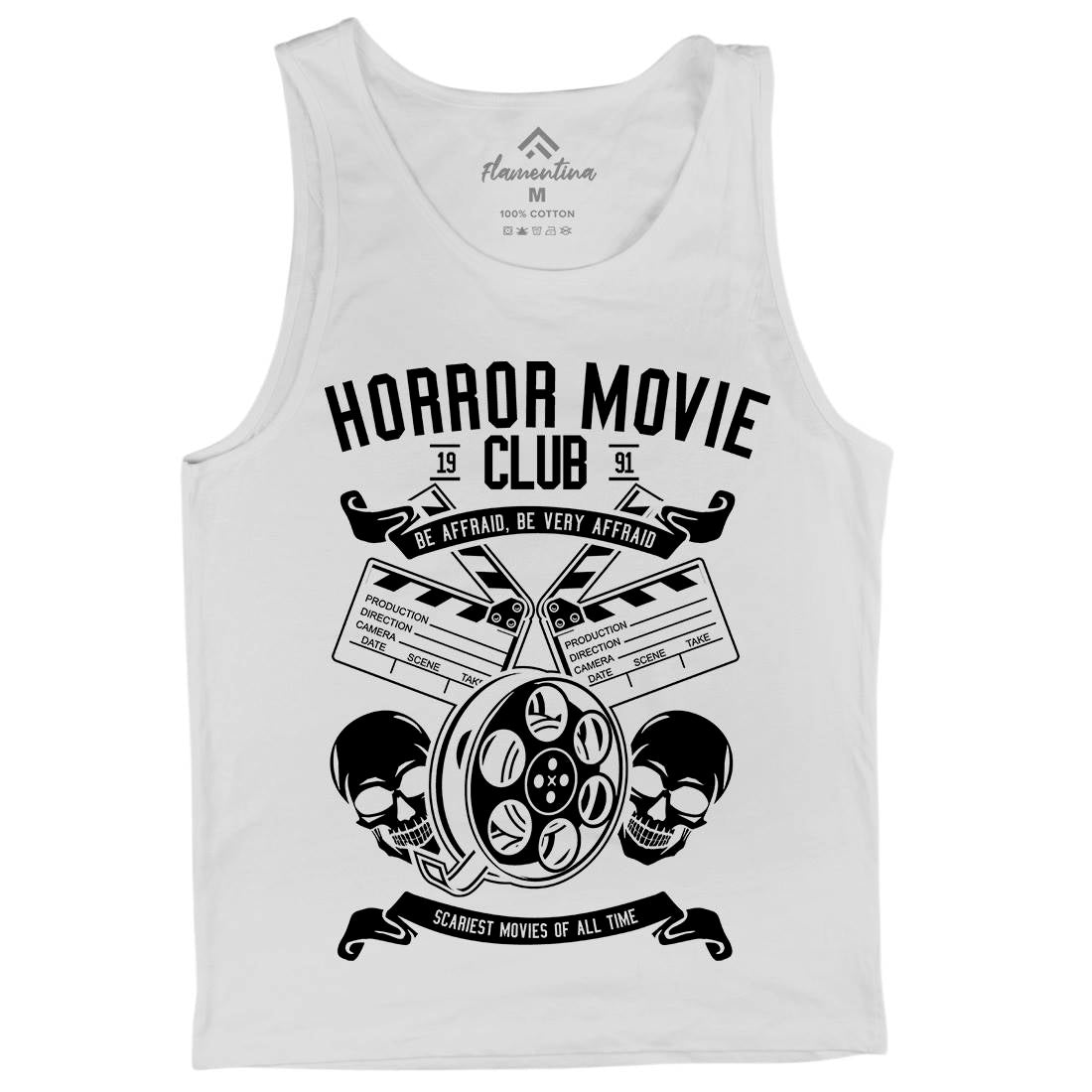 Horror Movie Club Mens Tank Top Vest Horror B558