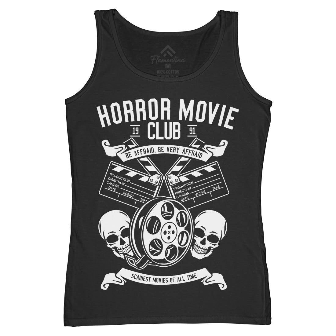 Horror Movie Club Womens Organic Tank Top Vest Horror B558