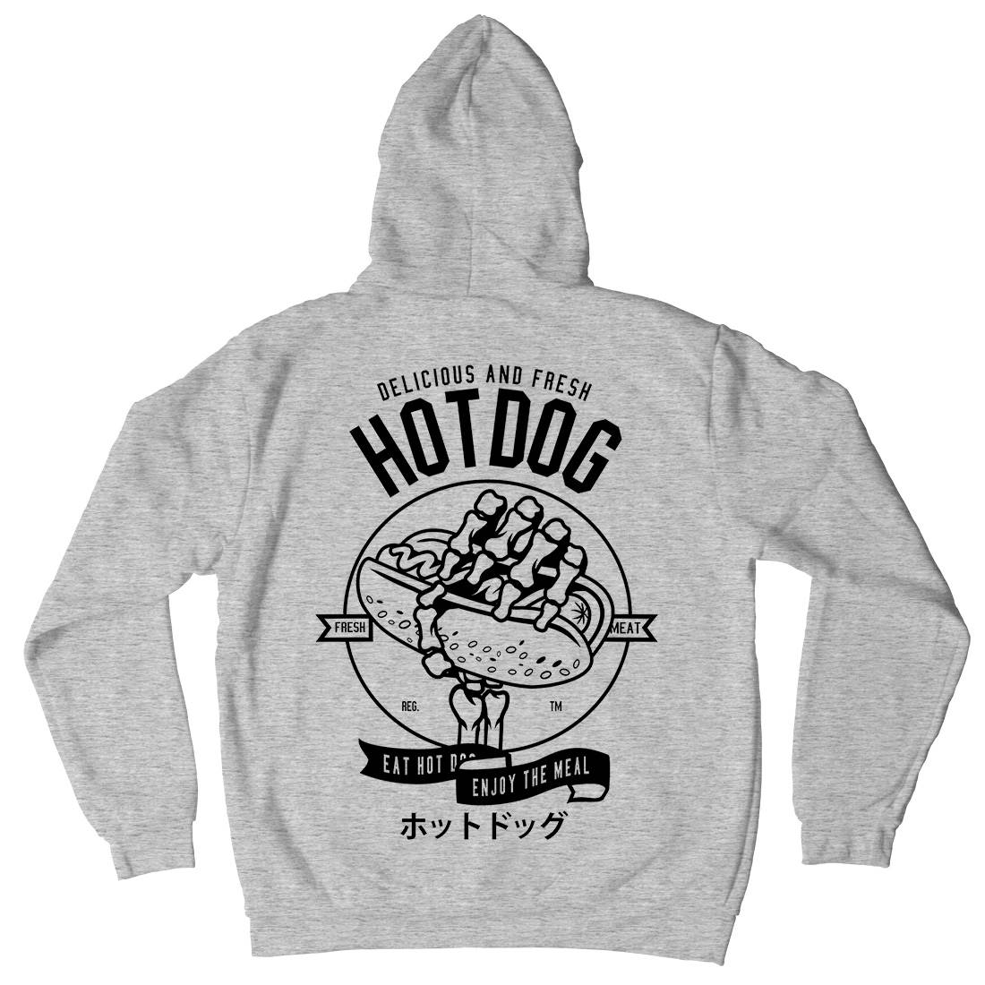 Hot Dog Mens Hoodie With Pocket Food B559
