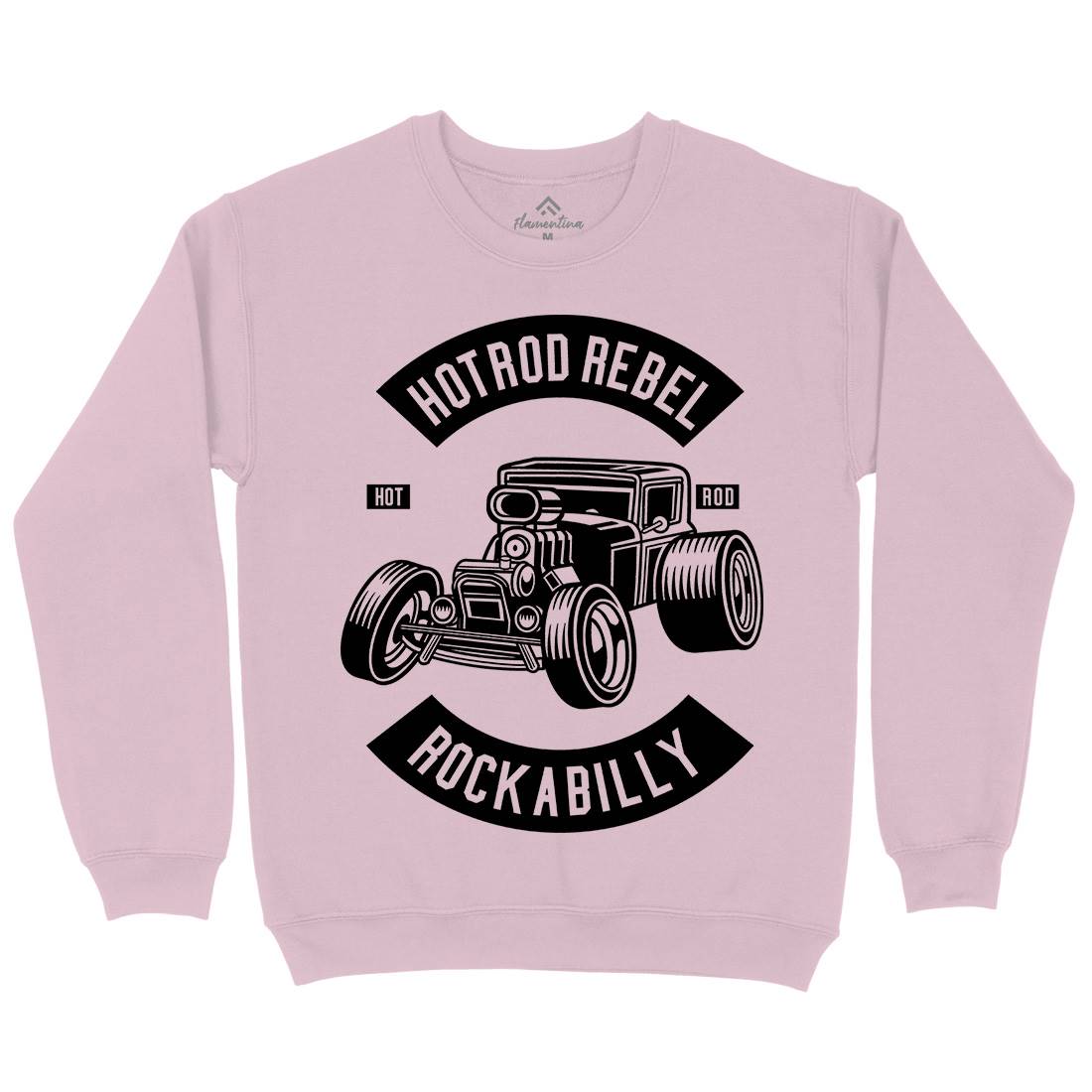 Hotrod Rebel Kids Crew Neck Sweatshirt Cars B560